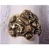 Image 1 : VINTAGE ESTATE UNIQUE GOLD 2 DIAMOND ART DECO #2286221