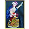 Image 1 : VICTORIAN STAFFORDSHIRE FIGURE NOBLE W SCROLL #2286266