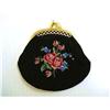 Image 1 : FINEST PETIT POINT ON SILK CHANGE PURSE - ROSES#2294002