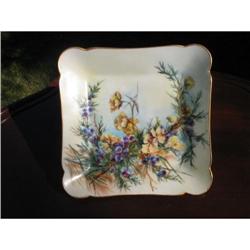 EARLY LIMOGES  H. PAINTED  PLATE #2294176