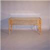 Image 1 : vintage rattan console/table, reed #2294209
