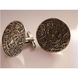 Spratling Taller Sterling  Mayan Calendar Cuff #2294262