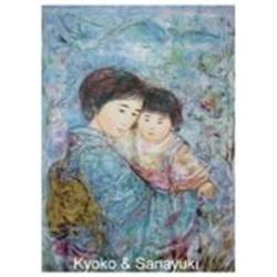 Kyoko & Sanayuki I  Serigraph by Edna Hibel #2294333