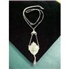 Image 1 : 16" Silver Chained Shield Pendant #2294503