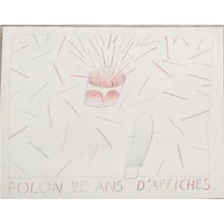 Jean-Michel Folon 20 Ans D'Affiches Book #2294557