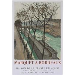 Marquet Marquet a Bordeaux 1960 Lithograph #2294651