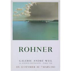 G. Rohner Galerie Andre Weil 1963 Lithograph #2294653