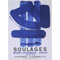 Pierre Soulages Musee Dynamique-Dakar 1974#2294691