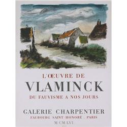 Vlaminck Galerie Charpentier 1956 Lithograph #2294692