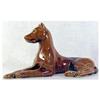 Image 1 : Haeger Great Dane figurine Walnut #2294883