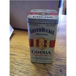 Silver Buckle Brand Cocoa Tin #2295049