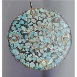 SALE Tile Turquiose Pendant #2295210