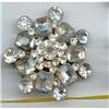 Image 1 : SALE Vintage Large Rhinestone Brooch #2295332