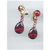 Image 1 : SALE Red and Pink Rhinestone  Earrings #2295340