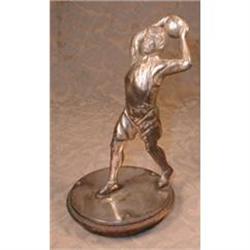 Basketball TROPHY Topper SILVERPLATE - VINTAGE #2295407