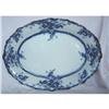Image 1 : ADAMS FLOW BLUE SERVING  PLATE c 1900 #2295483