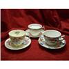 Image 1 : 3 English X-Large Coffee Cups & Saucer #2295540