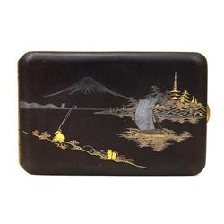 Old Japanese Mix Metal Komai Sty Cigarette Case#2295614