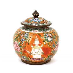 19C Chinese Export Thai Famille Rose Benjarong #2295625