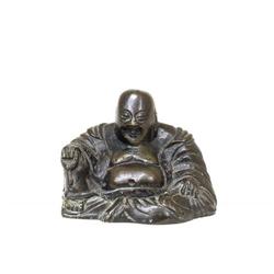 Old Chinese Export Bronze Happy Buddha  #2295638