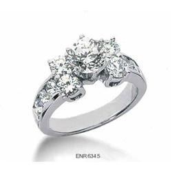 CERTIFIED 2.50 carats Diamond Engagement Ring #2295722