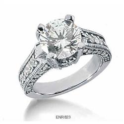 Antique Diamond Engagement Rings-Antique Style #2295723