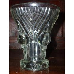 French Art Deco Pair Glass Vases #2296100