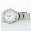 Image 4 : Rolex Mens Stainless Steel Diamond Datejust Wristwatch