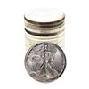 Image 1 : Roll of (20) Brilliant Uncirculated 1986 $1 American Silver Eagle Coins