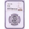Image 1 : 1962 Proof Franklin Half Dollar Coin NGC PF69
