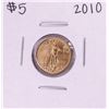 Image 1 : 2010 $5 American Gold Eagle Coin