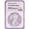 Image 1 : 2020-W $1 Proof American Silver Eagle Coin NGC PF70 Ultra Cameo