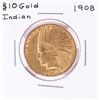 Image 1 : 1908 $10 Indian Head Eagle Gold Coin