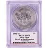 Image 2 : 2012-(S) $1 American Silver Eagle Coin PCGS MS70 Mercanti Signed San Francisco