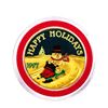 Image 1 : 1997 Happy Holidays .999 Fine Silver Colorized Enamel Round