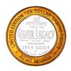 Image 2 : .999 Fine Silver Silver Legacy Reno, Nevada $10 Limited Edition Gaming Token