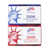 Image 1 : Lot of (2) 2008 United States Mint Proof Sets