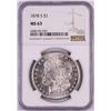 Image 1 : 1878-S $1 Morgan Silver Dollar Coin NGC MS63