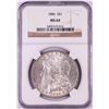 Image 1 : 1886 $1 Morgan Silver Dollar Coin NGC MS64