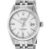 Image 1 : Rolex Mens Stainless Steel Silver Index Datejust Wristwatch