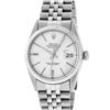 Image 2 : Rolex Mens Stainless Steel Silver Index Datejust Wristwatch