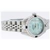 Image 3 : Rolex Ladies Stainless Steel Ice Blue Diamond & Sapphire Datejust Wristwatch
