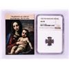 Image 1 : 1552 KB Hungary Denar 'Madonna and Child' Coin NGC AU50 w/ Story Box