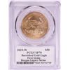 Image 2 : 2019-W $50 Burnished American Gold Eagle PCGS SP70 First Strike M. Reagan Signature