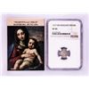 Image 1 : 1577 KB Hungary Denar 'Madonna and Child' Coin NGC XF45 w/ Story Box