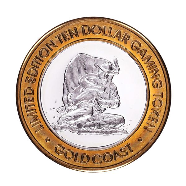 .999 Fine Silver Gold Coast Las Vegas, Nevada $10 Casino Limited Edition Gaming Token