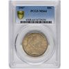 Image 2 : 1907 Barber Half Dollar Coin PCGS MS64