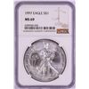 Image 1 : 1997 $1 American Silver Eagle Coin NGC MS69