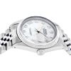 Image 9 : Rolex Mens Stainless Steel Mother Of Pearl Roman Datejust Wriswatch Datejust