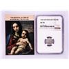 Image 1 : 1546 KB Hungary Denar 'Madonna and Child' Coin NGC AU55 w/ Story Box